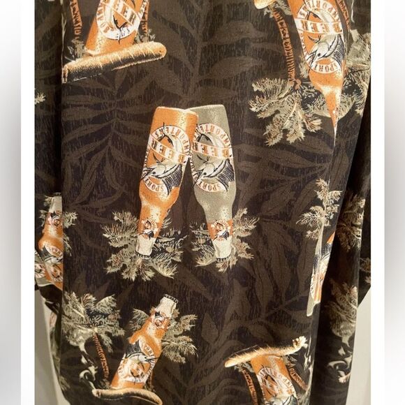 COPY - Puritan Hawaiian shirt tropical Sport Beer drink Resort Beach men’s L - Picture 7 of 8